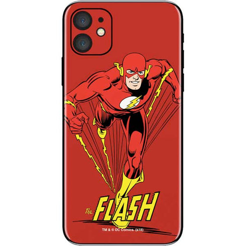 DC Comics The Flash Classic Action Pose Art iPhone 11 Skin